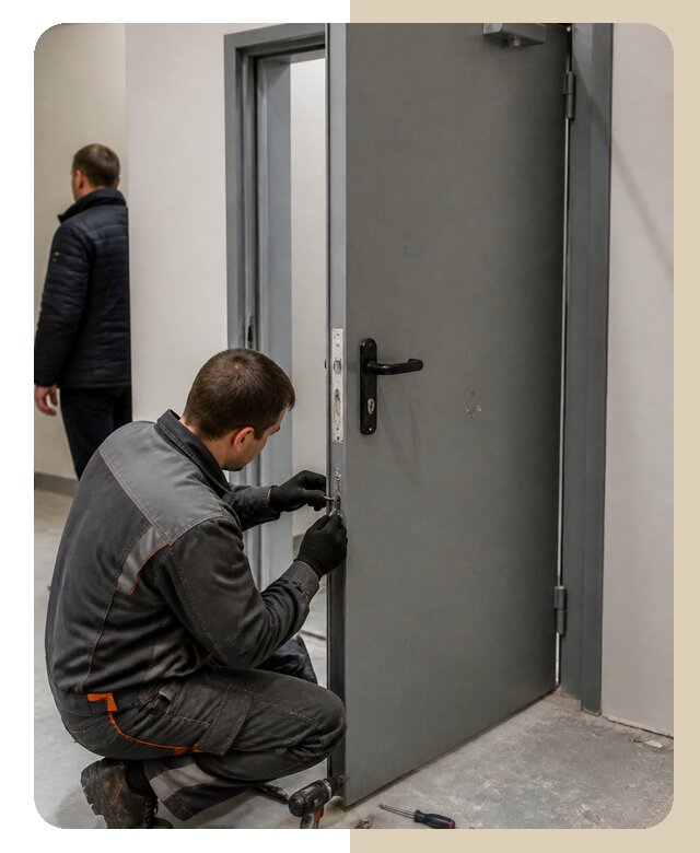 Ремонт противопожарной двери в Кстове по цене 6620 р. | ДвериЛегко-Ксв