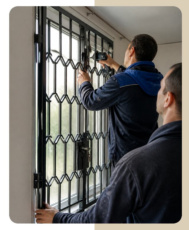 Установка распашных решеток в Кстове цена от 6620 р. | ДвериЛегко-Ксв